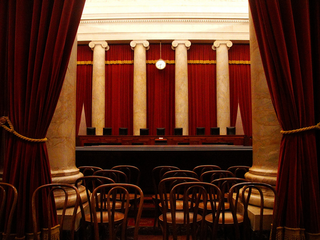 Image by: kenudigit, "US Supreme Court Court Room," Flickr Creative Commons