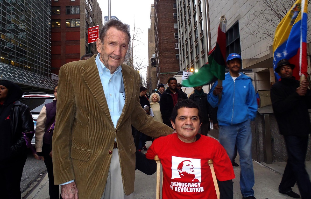 Ramsey Clark y William Camacaro