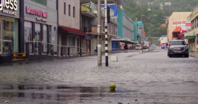 St. Lucia during and post Hurricane Beryl