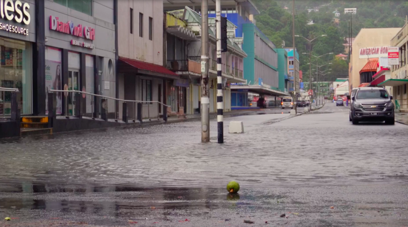 St. Lucia during and post Hurricane Beryl